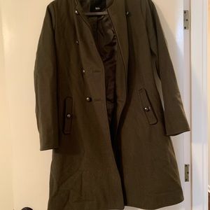 Massimo trench coat - army green